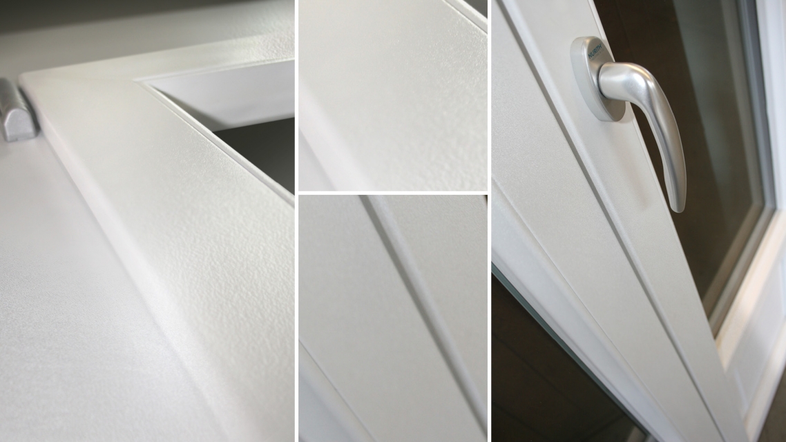 Bianco Satin - Finitura esclusiva infissi in pvc